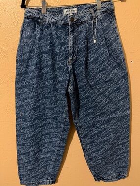 Fucking Awesome logo denim baggy jeans